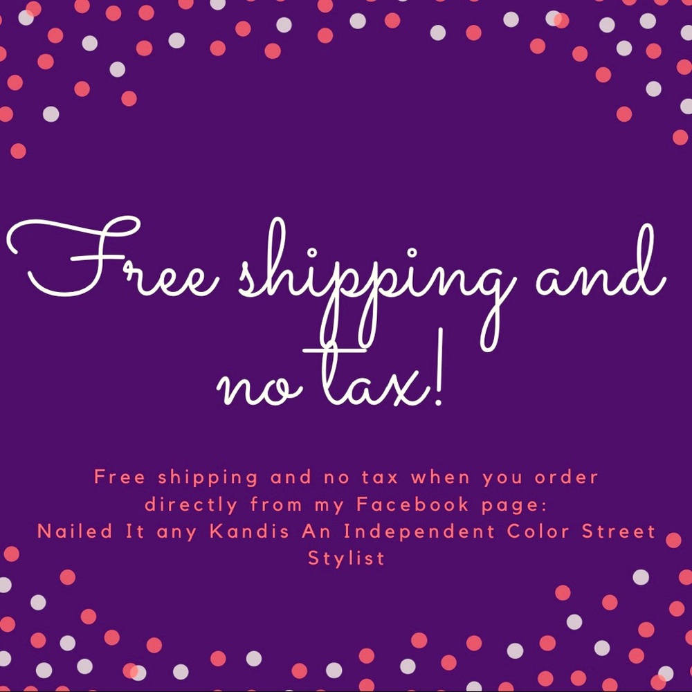 FREE SHIPPING AND NO TAX